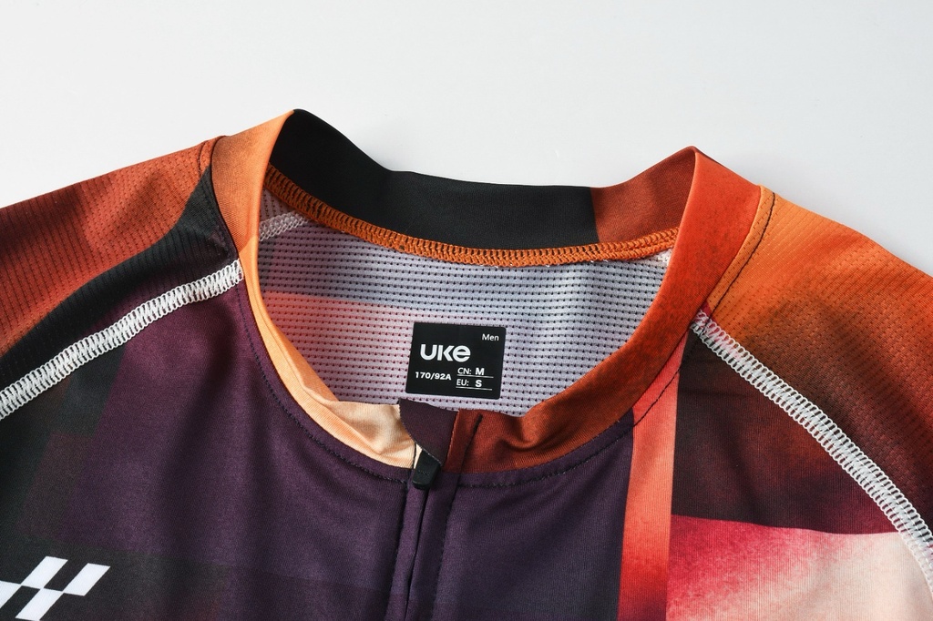 UKE RP500 Men's Short Sleeves Jersey (Blue/Orange)
