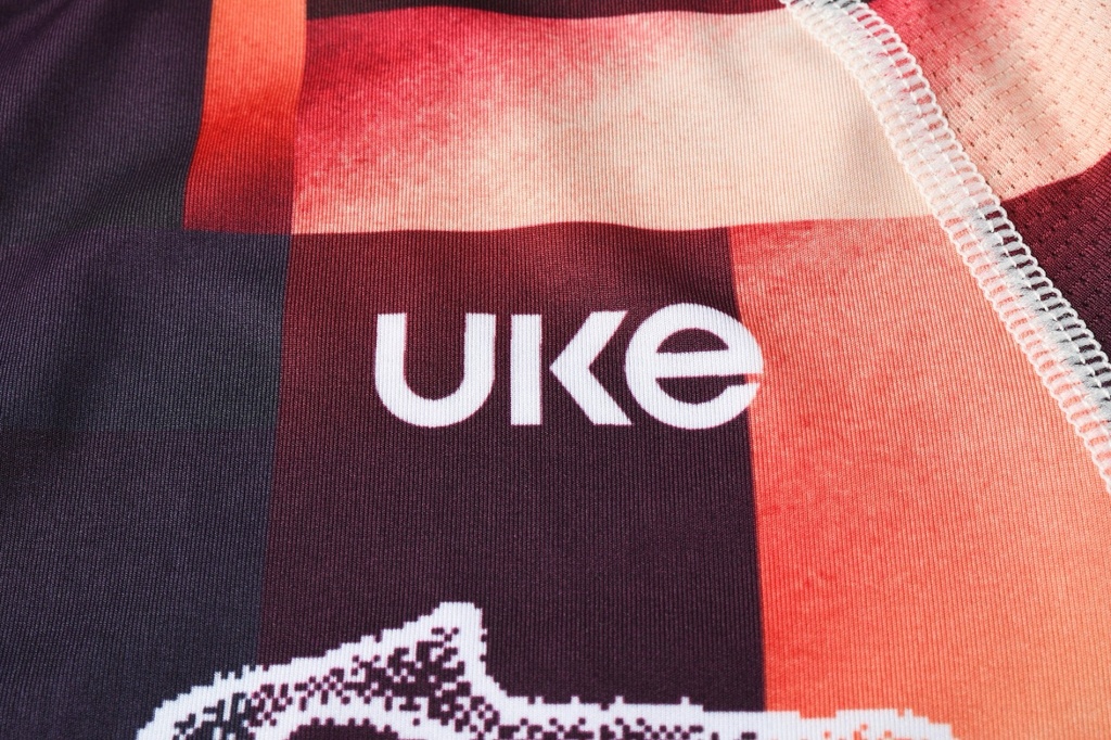 UKE RP500 Men's Short Sleeves Jersey (Blue/Orange)