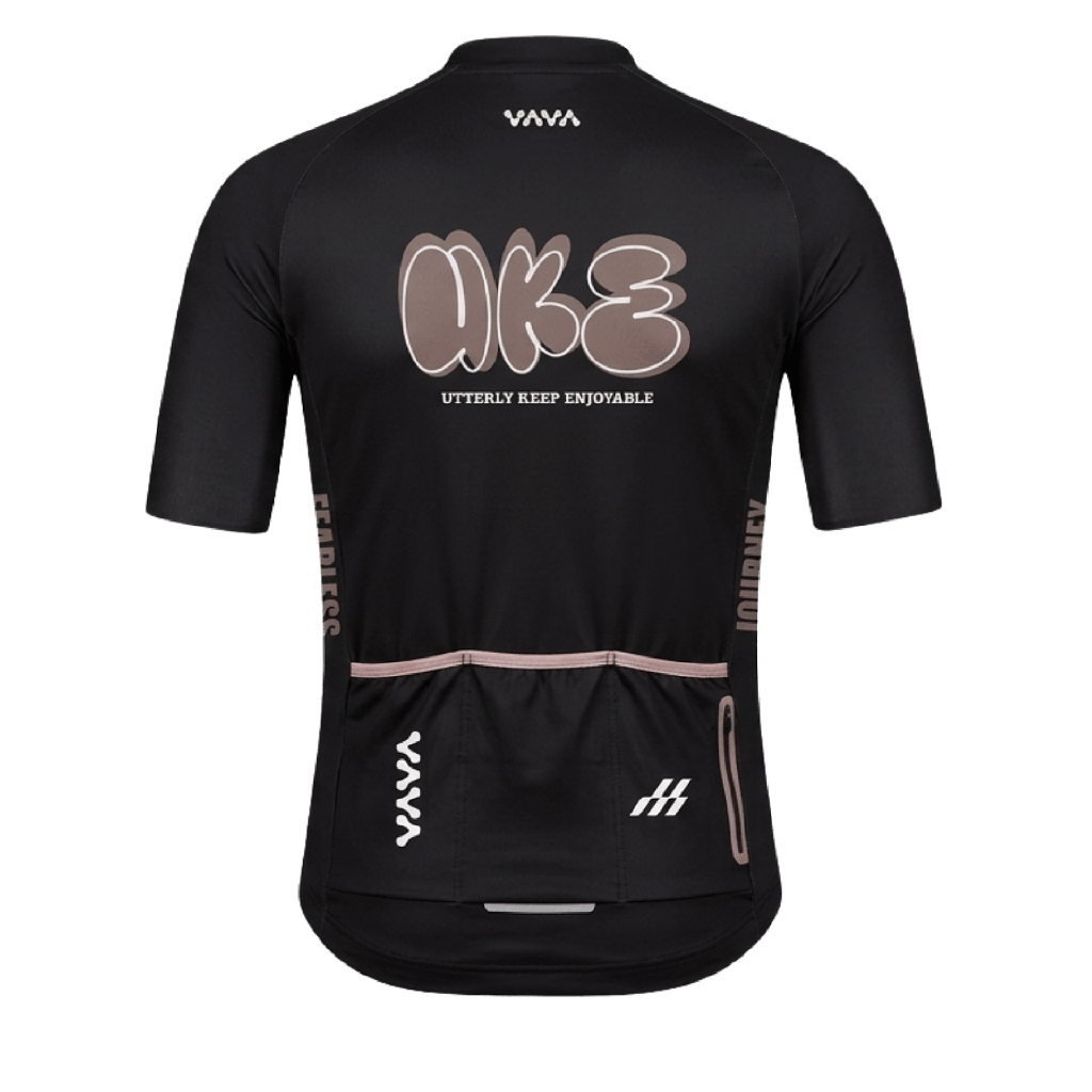 UKE RP500 Men's Short Sleeves Jersey (Black-JE)