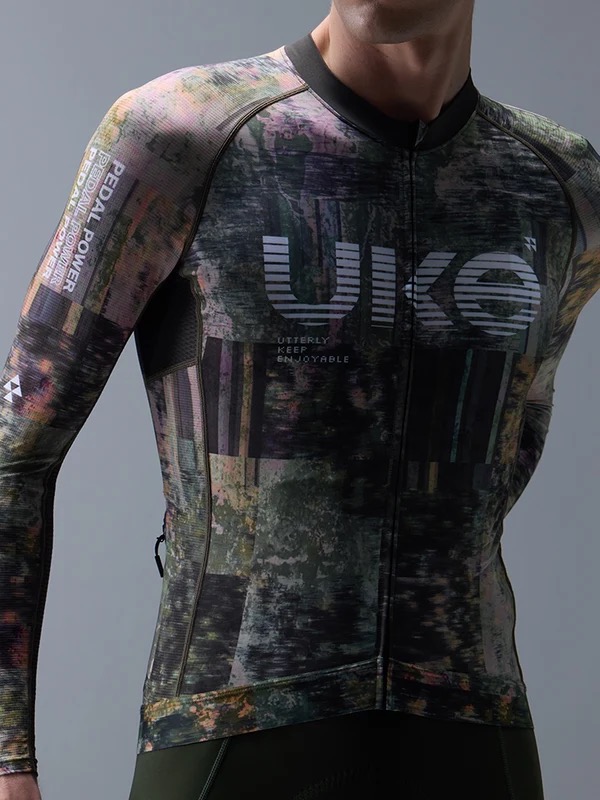 UKE RP500 Men's Long Sleeves Jersey (Rosemary Brown Green)