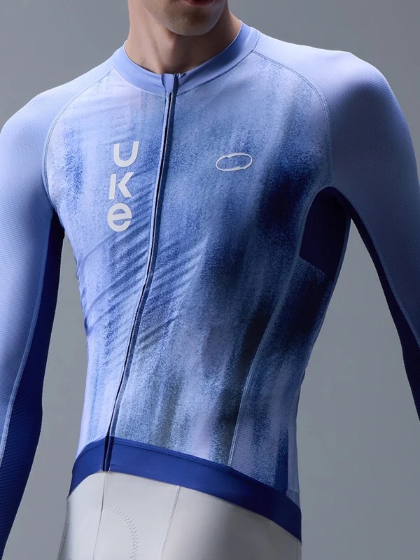 UKE RP500 Men's Long Sleeves Jersey (Misty Blue)