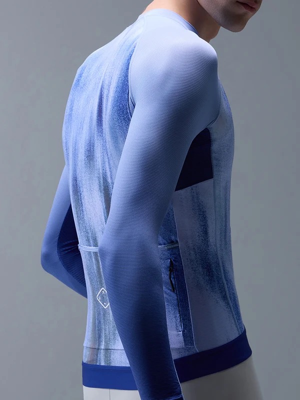UKE RP500 Men's Long Sleeves Jersey (Misty Blue)