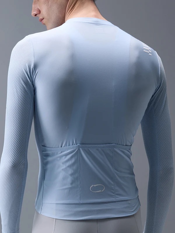 UKE RC200 Men's Long Sleeves Jersey (Clear Light Blue)