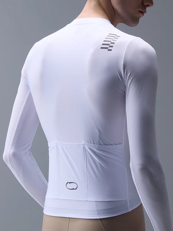 UKE RC200 Men's Long Sleeves Jersey (White)