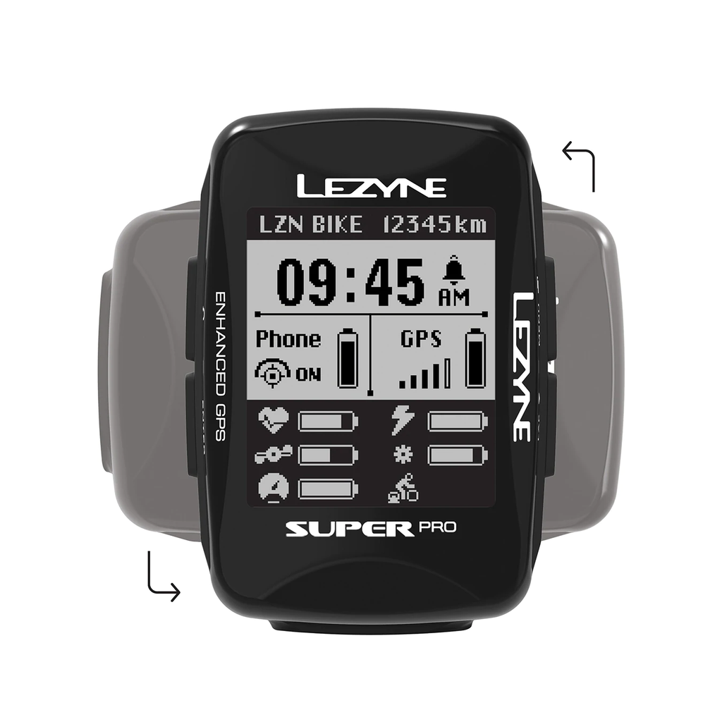Lezyne Super Pro GPS Bike Computer Black