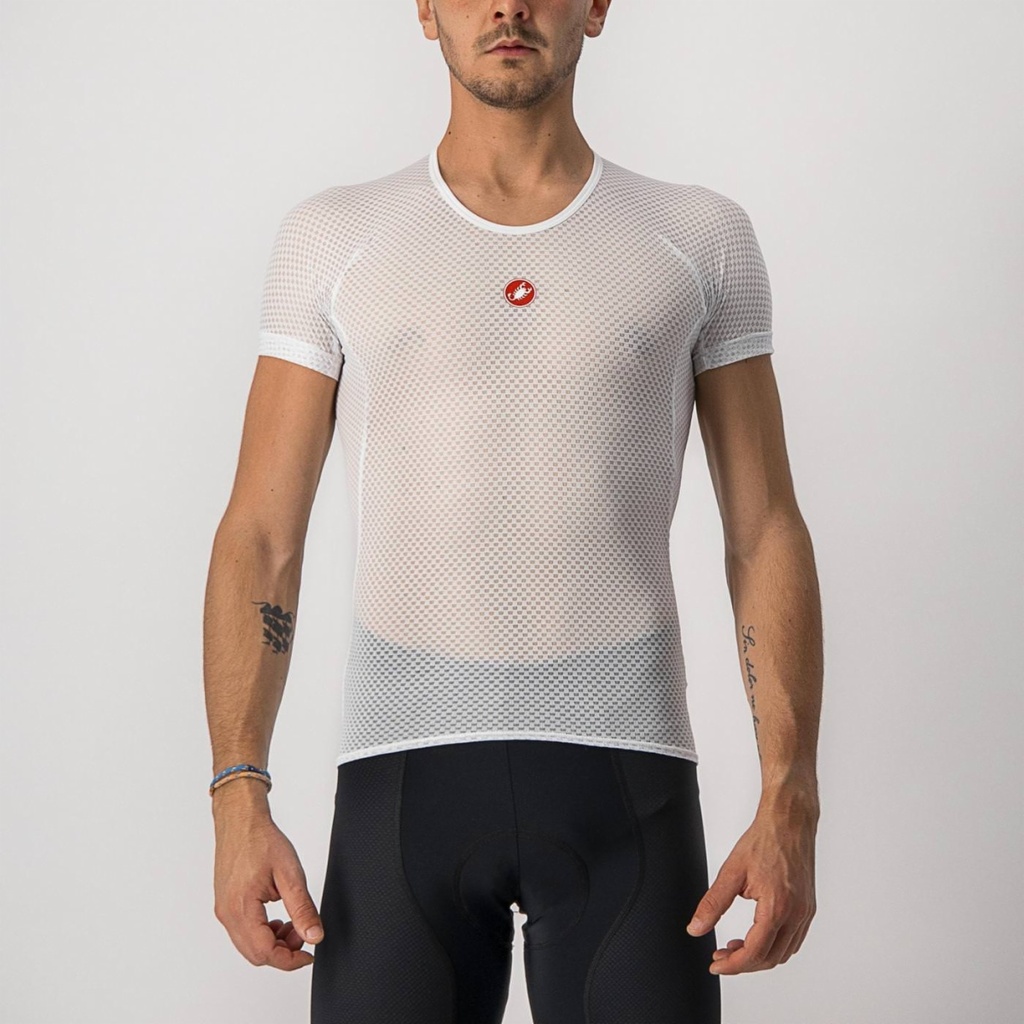 CASTELLI PRO ISSUE SHORT SLEEVE BASE LAYER WHITE