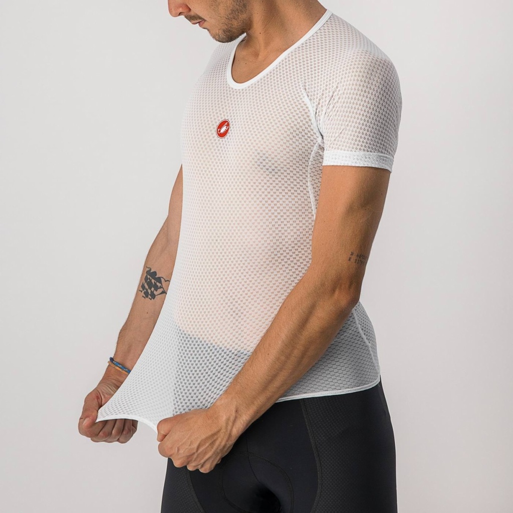 CASTELLI PRO ISSUE SHORT SLEEVE BASE LAYER WHITE