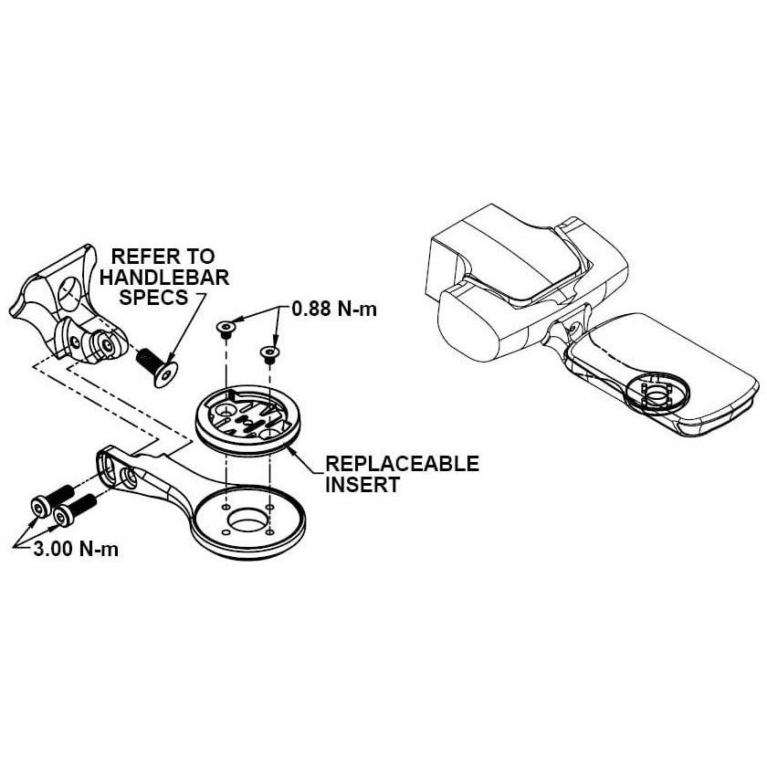 K-EDGE GARMIN MADONE MOUNT BLACK