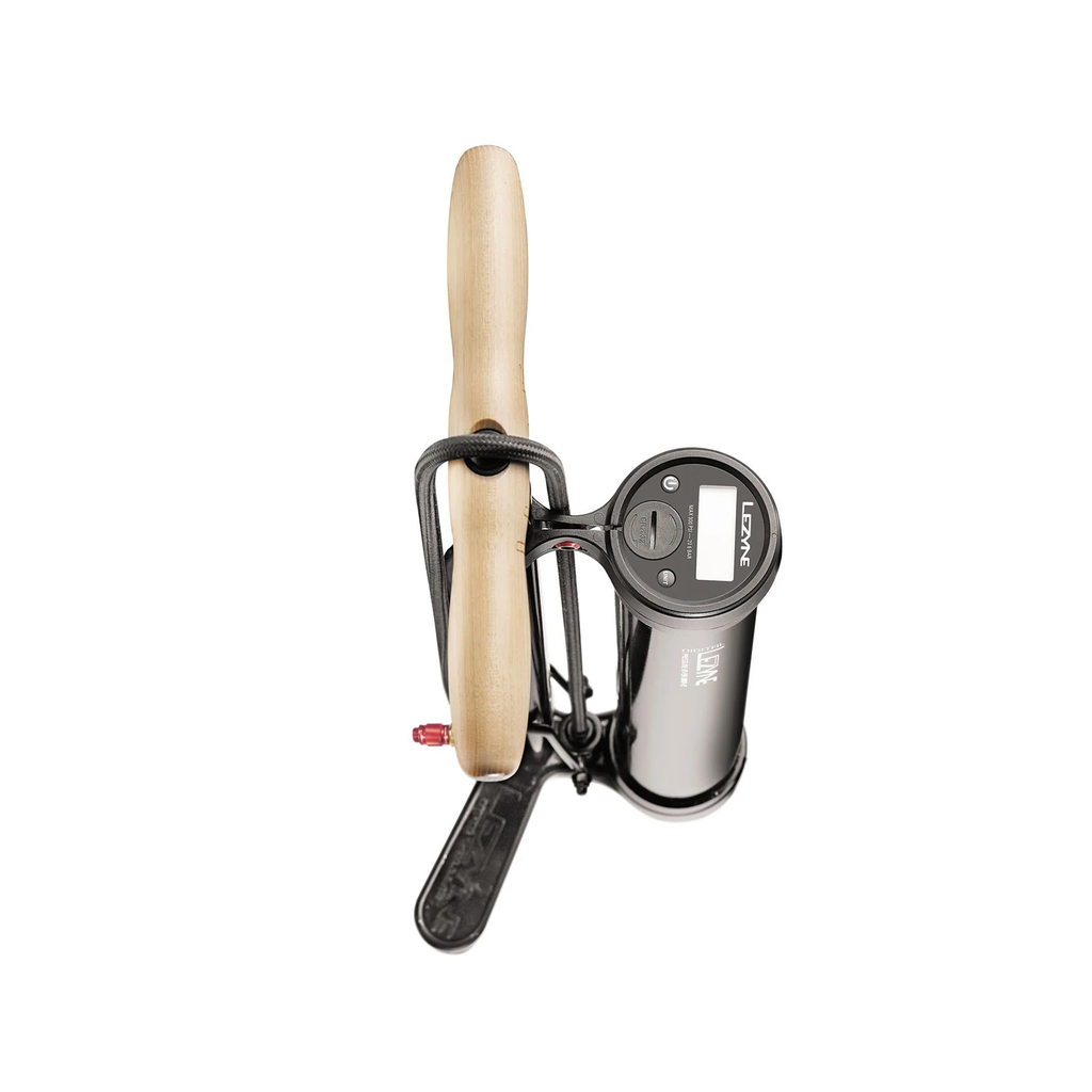 FP Lezyne Digital Pressure Od V2 Floor Pump High Volume Black Hi Gloss / 220 Psi