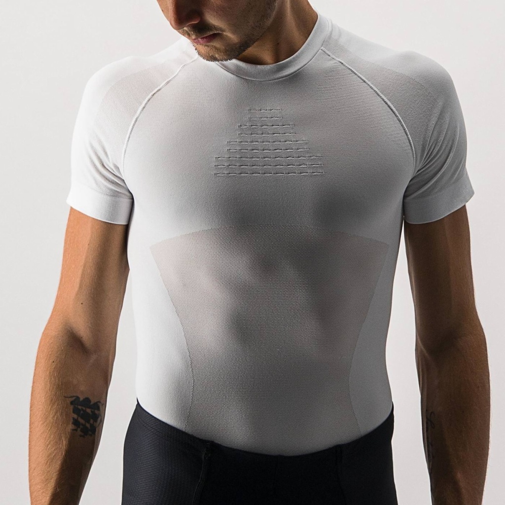 CASTELLI BASE LAYER CORE SEAMLESS SHORT SLEEVE WHITE 2XL