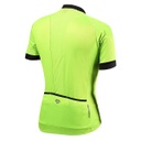 MANS CYCLING JERSEY GREEN BLK L