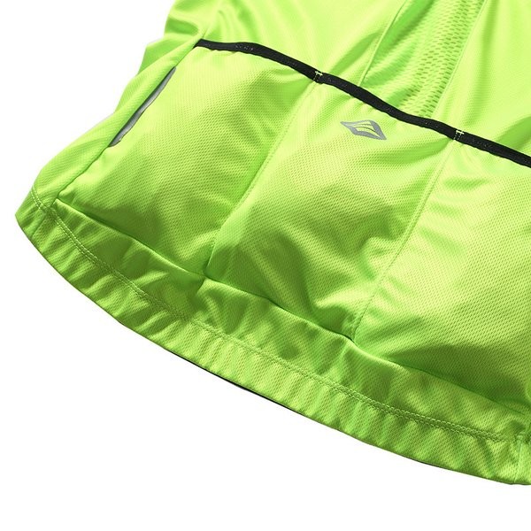 MANS CYCLING JERSEY GREEN BLK L