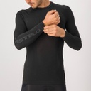 CASTELLI BASE LAYER SEAMLESS LS BLACK S/M
