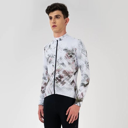 UKE Phantasm Men's Long Sleeve Thermal Jersey (White)