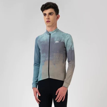 UKE Forest Men's Long Sleeve Thermal Jersey (Medium Green)