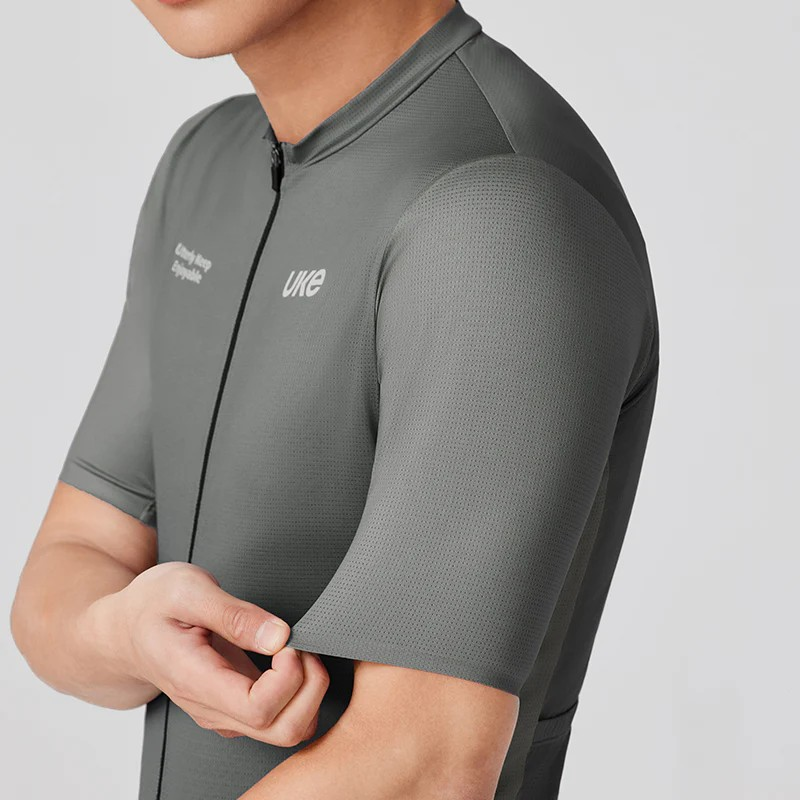 UKE Speeding Men's Short Sleeves Jersey (Tea Green)