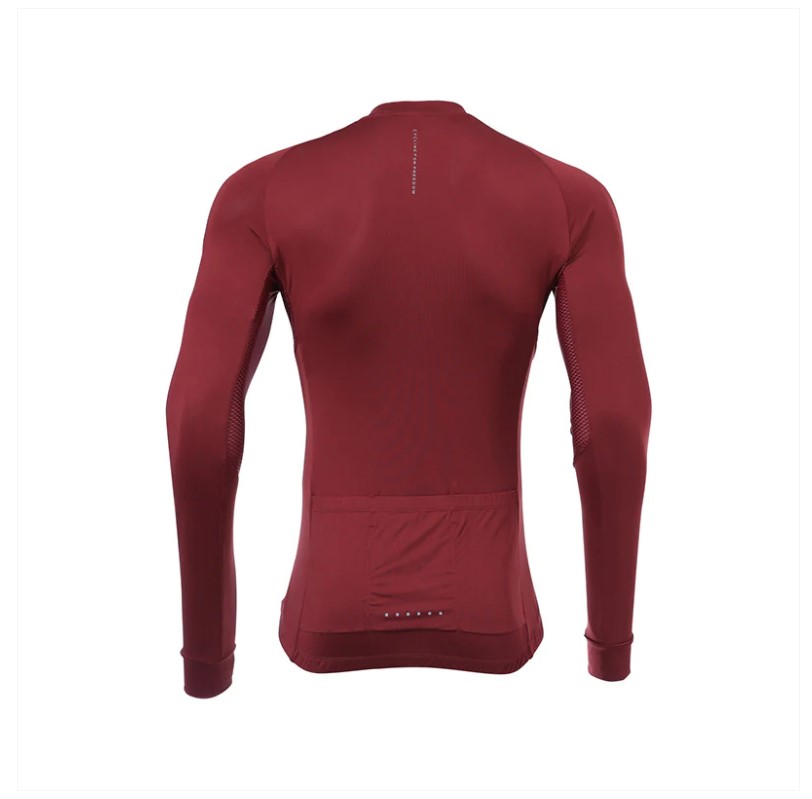 SANTIC AWANI MEN Long Sleeve (Red, 3XL)
