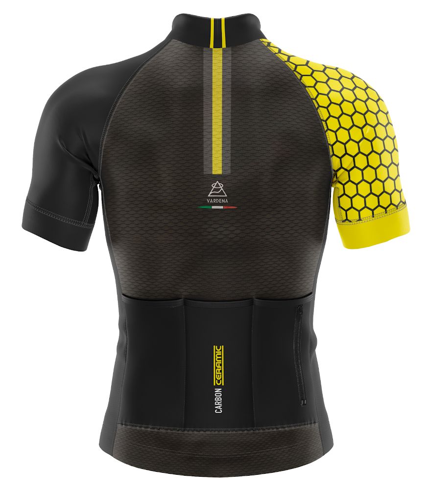 VARDENA Carbon Ceramic Honeyline Jersey (Yellow, M)