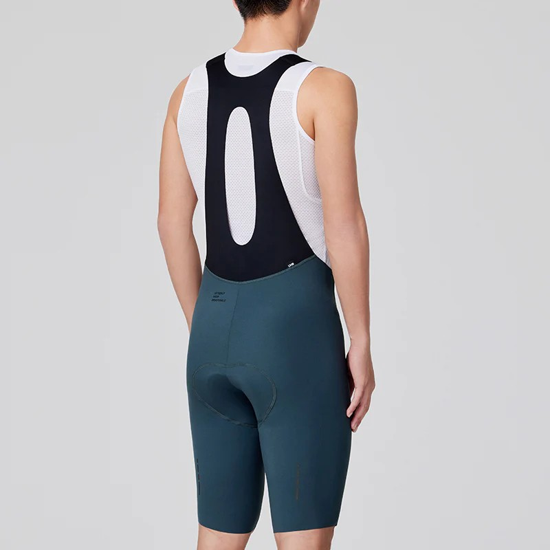 UKE Prevail Men's Bib Shorts (Caihe Blue, 2XL)