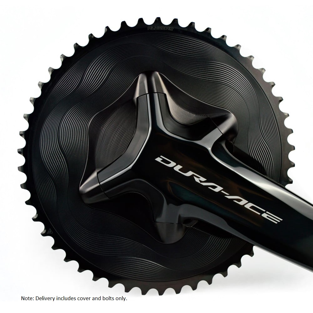 ALUGEAR R9200 Chainring Cover (12Speed Dura-Ace Cranks, Black)