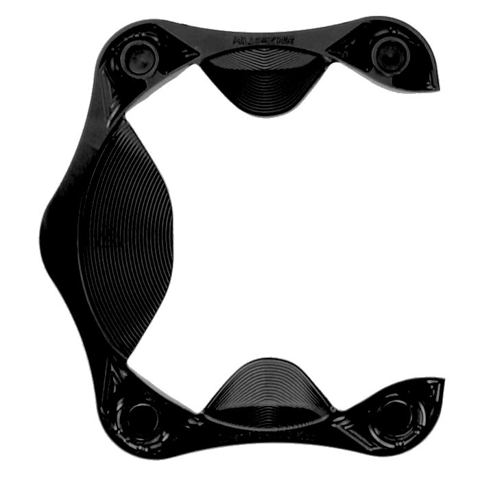 ALUGEAR R7100 Chainring Cover (12Speed 105 Cranks, Black)