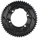 ALUGEAR Chainrings Set 2x12speed Round for 110 BCD 4b Shimano Asymmetric (50T-34T ,Black)