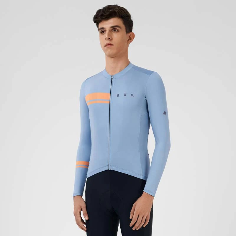 UKE Men's Training LS Jersey A001 (Smoke Blue)