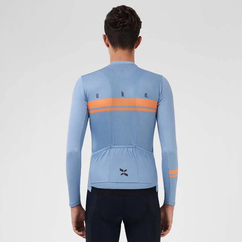 UKE Men's Training LS Jersey A001 (Smoke Blue)