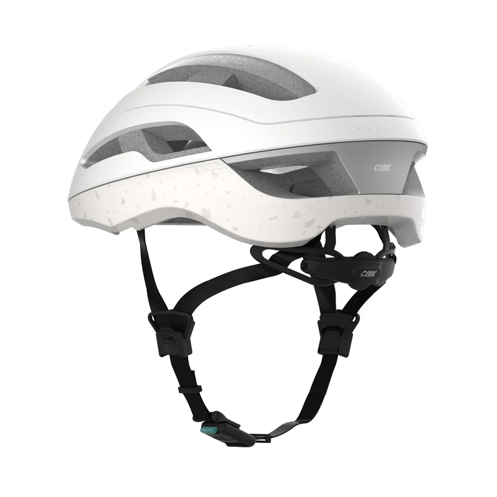 CRNK Angler Helmet (Glossy White, Large 58-61cm)