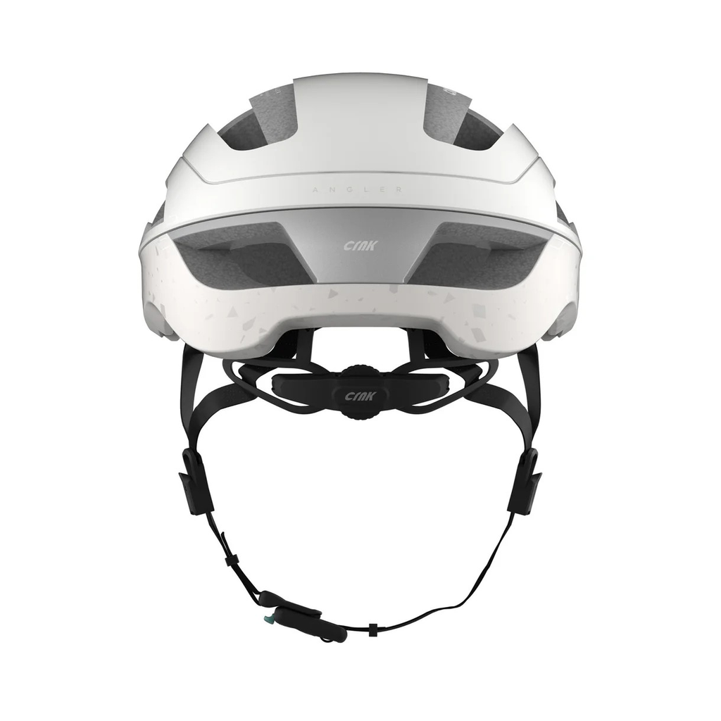 CRNK Angler Helmet (Glossy White, Large 58-61cm)