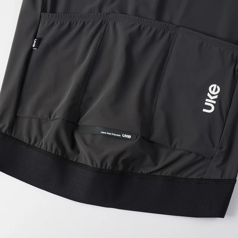 UKE High End Men's Short Sleeves Jersey (Charcoal Grey)