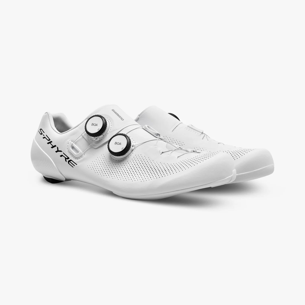 SHIMANO S-PHYRE SH-RC903 Shoes (White, Wide)