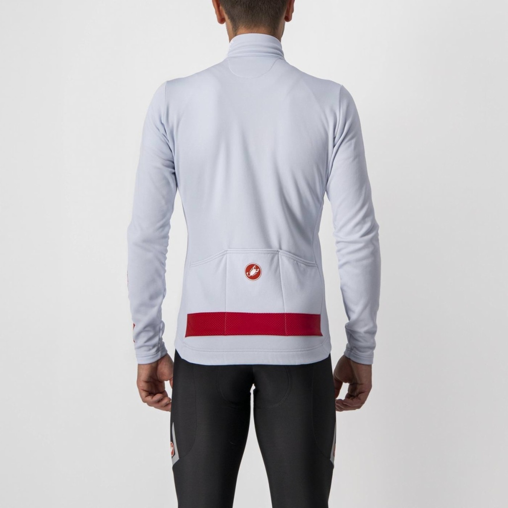 CASTELLI PURO 3 FULL ZIPP JERSEY (Silver Gray)