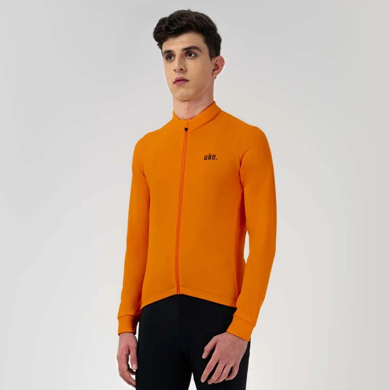 UKE Ocean Men's Long Sleeve Thermal Jersey (Orange)