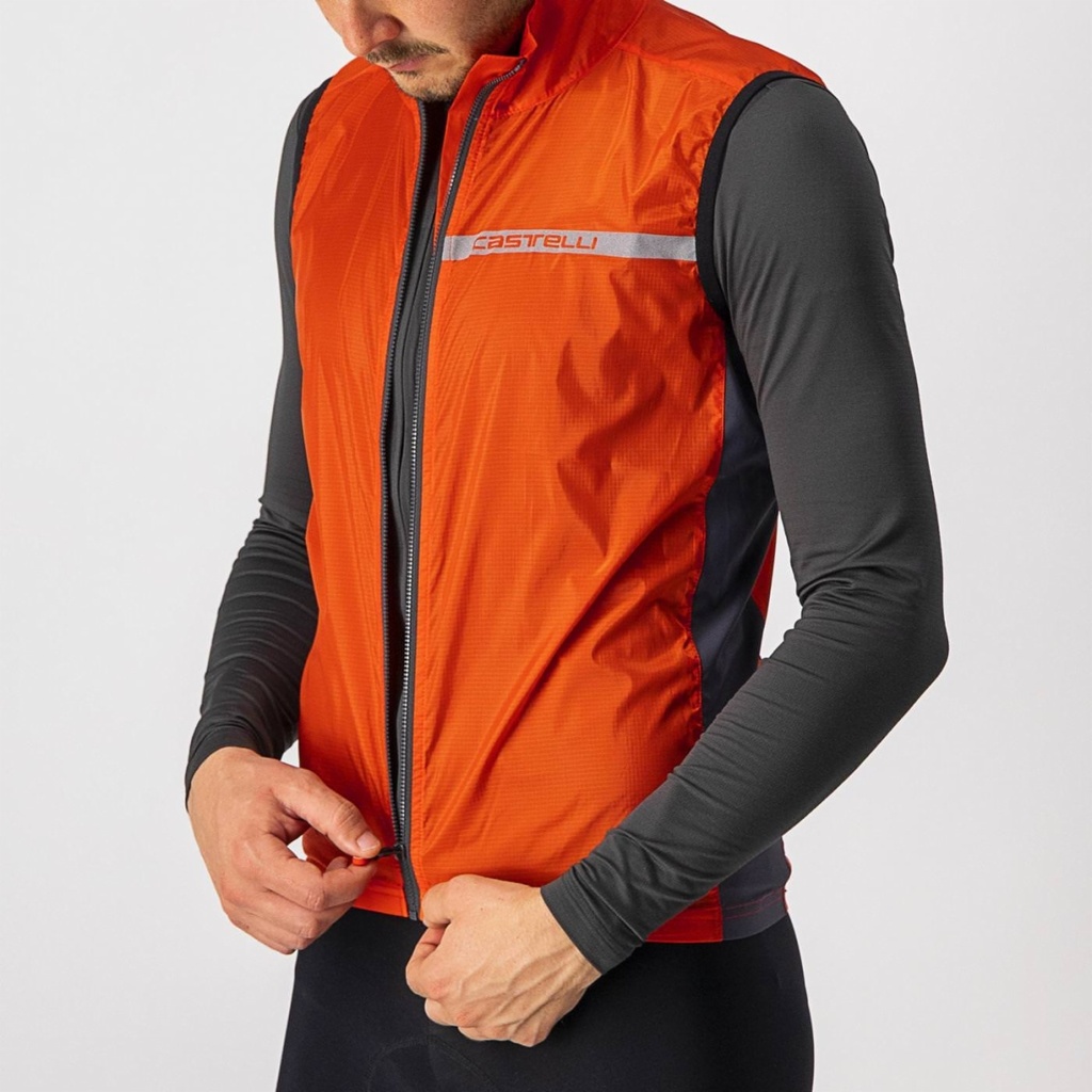 CASTELLI SQUADRA STRETCH VEST (Fiery Red)