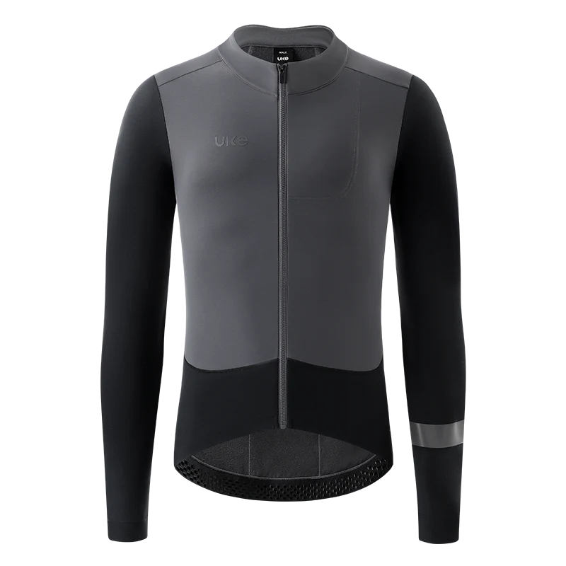 UKE Shadow Chaser Men's Cycling Jacket (Goose Grey)