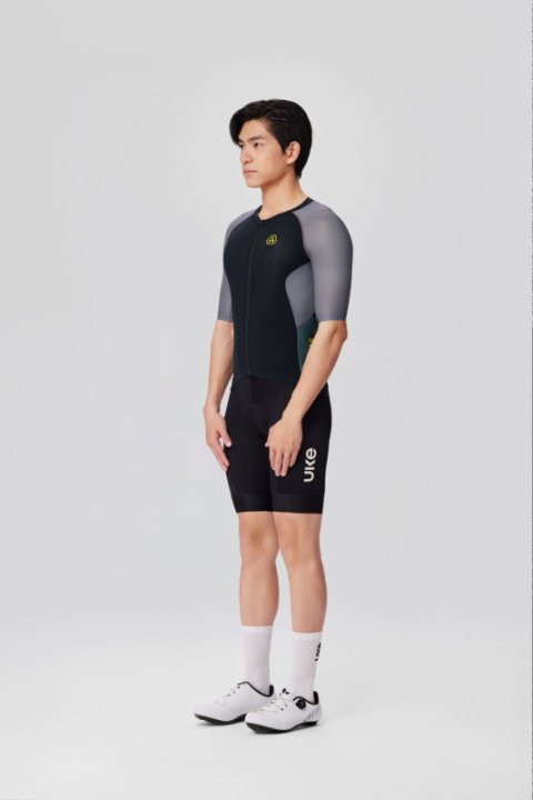 UKE Xiu Bai Men's Short Sleeves Jersey (Black Purple)