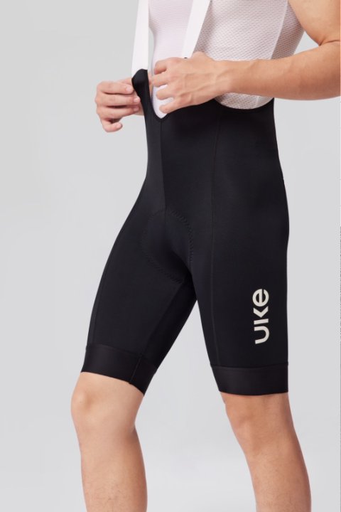 UKE Ying Xing Men's Bib Shorts (Black)