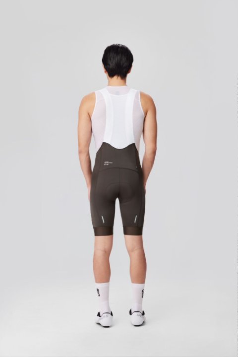 UKE Ying Xing Men's Bib Shorts (Brown)