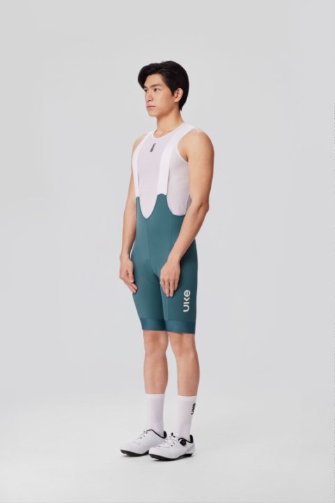 UKE Ying Xing Men's Bib Shorts (Airy Blue)