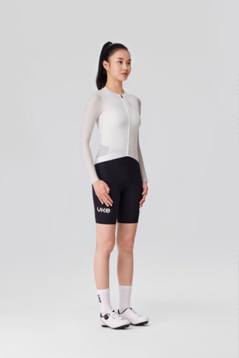 UKE Floating Scenery Women's LS Jersey (Off-White)