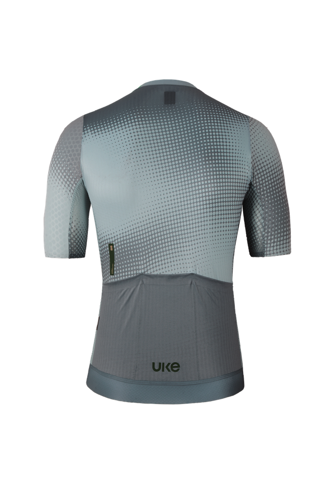 UKE Wen Cong Men's Short Sleeves Jersey (Blue)