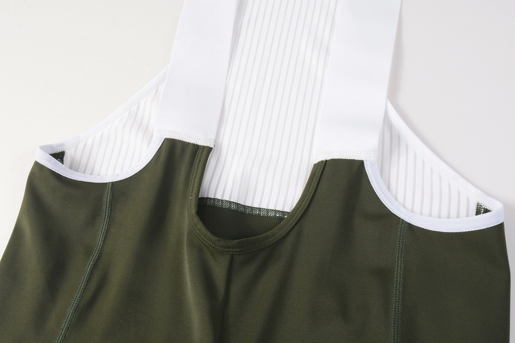 UKE Gao Wu Men's Cargo Bib Shorts (Army Green)