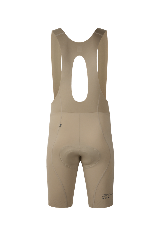 UKE Shatter the Sky Men's Seamless Bib Shorts (Grayish Brown)