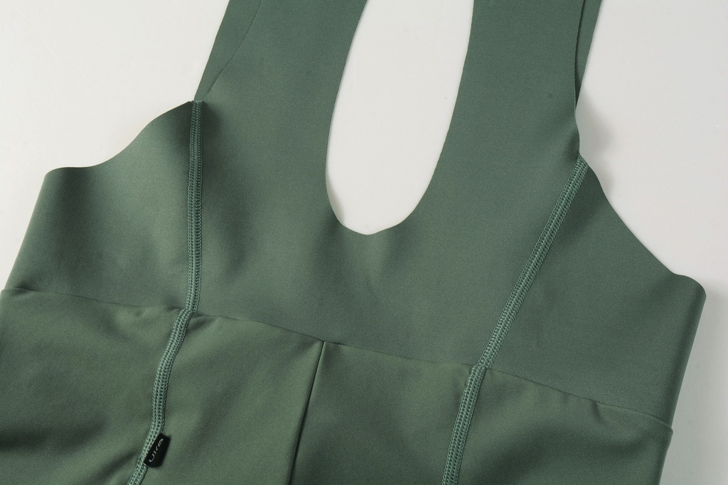 UKE Shatter the Sky Men's Seamless Bib Shorts (Bluish Grey)