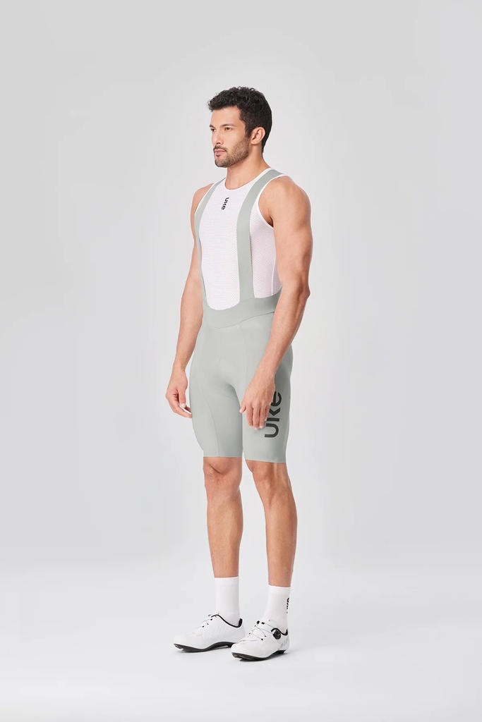UKE Shatter the Sky Men's Seamless Bib Shorts (Haze Ash)