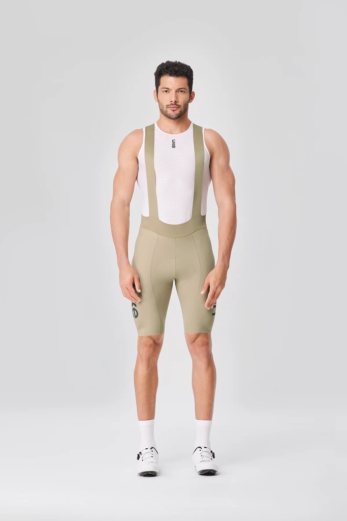 UKE Shatter the Sky Men's Seamless Bib Shorts (Grayish Brown)