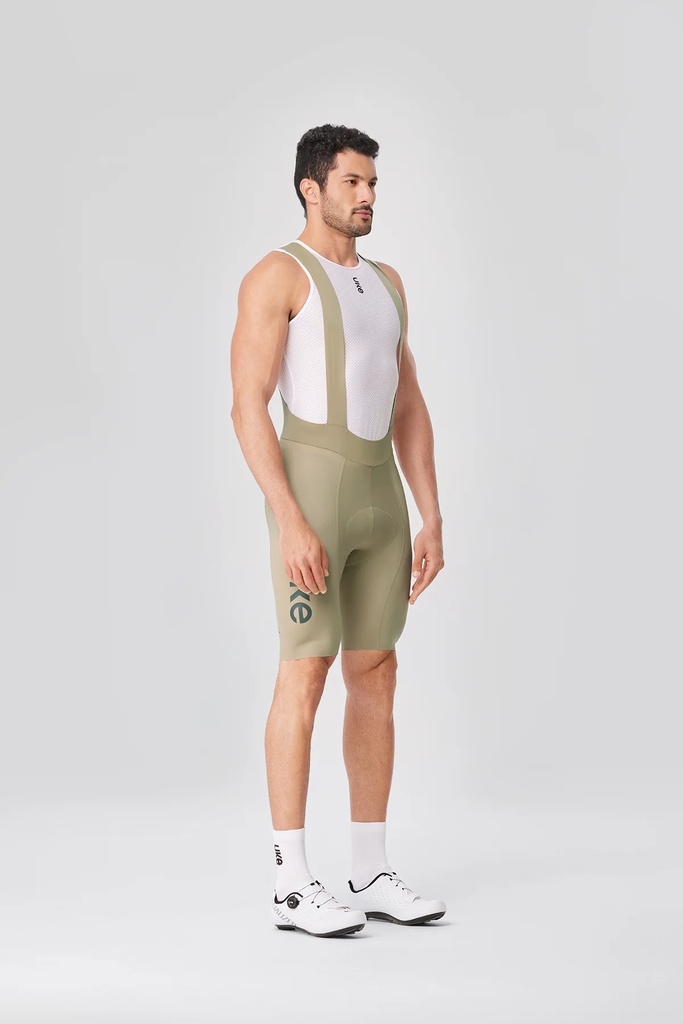 UKE Shatter the Sky Men's Seamless Bib Shorts (Grayish Brown)