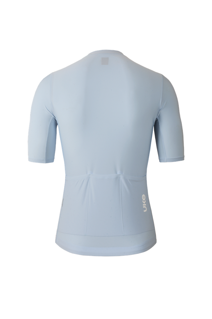 UKE Mountain Outing Men's Short Sleeves Jersey (Clear Light Blue)