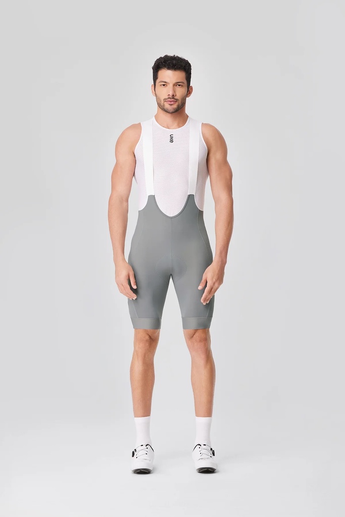 UKE Gao Wu Men's Cargo Bib Shorts (Silver Moon)